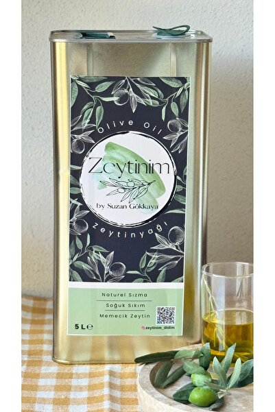 Zeytinim by Suzan Gökkaya Soğuk sıkım doğal Zeytinyağı 5L