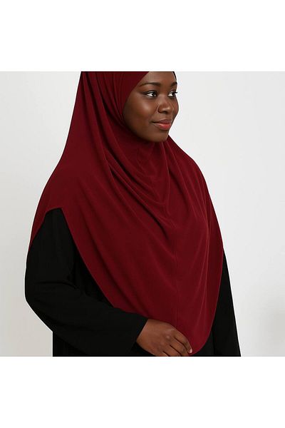 Mercan Hijab Maxi Pleated Hijab