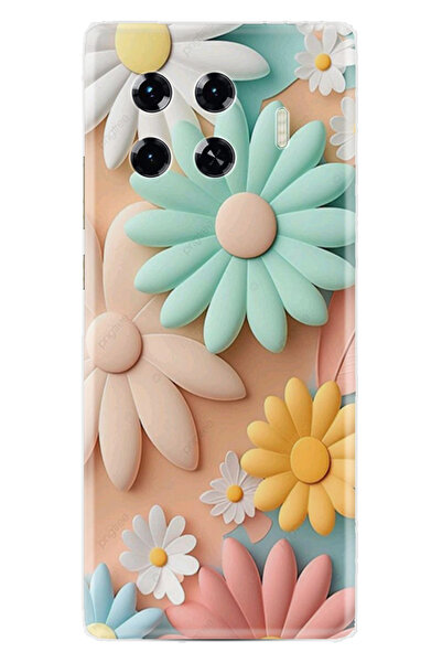 TECNO Spark 20 Pro Plus Kılıf Boutique Baskılı Resimli Rengarenk Çiçek Pcode ...