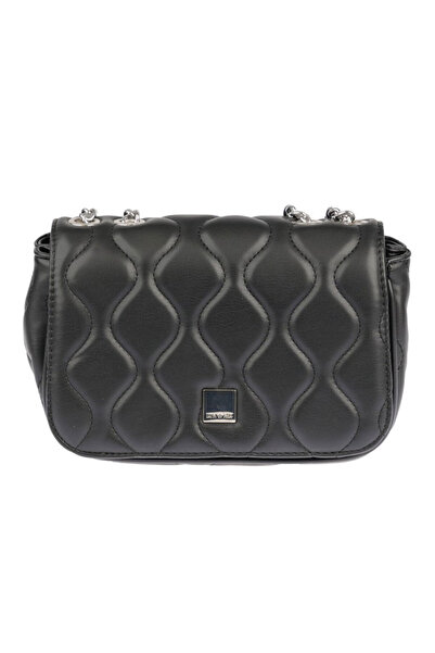 Lamonza Geantă de damă Natalia, 22X10X16 Cm, Negru