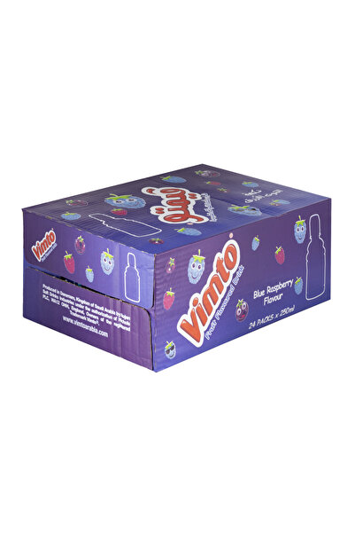 VIMTO Blue Raspberry Flavour Drink, 250ml X 24