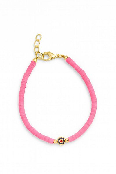 Blusmart Ankle bracelet with protective eye and gold elements