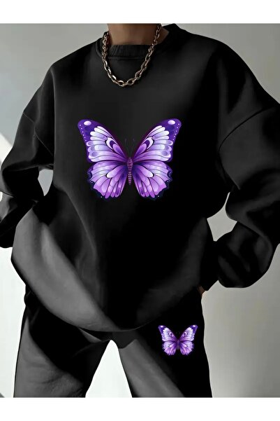 FUFLUNS ΣΕΤ ΦΟΡΜΑΣ ΜΕ ΠΕΤΑΛΟΥΔΑ ΜΕ ΣΤΑΙΣΜΑ UNISEX OVERSIZE