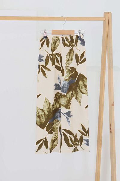 TOFİSA Girl's Khaki Patterned Trousers - 27381