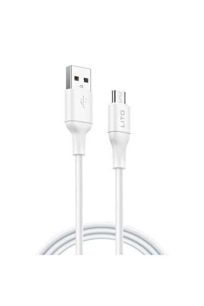 Royal Cablu de Date cu Mufe USB, Micro-USB, 1m, Lito LD06V, M61, PVC, White