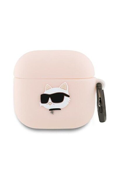 Karl Lagerfeld Husa AirPods 4, Karl Lagerfeld, Cap de ciocolată Choupette 3D ...