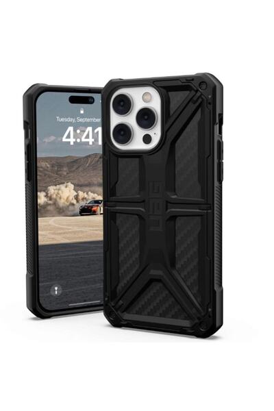 Royal Protective Case for iPhone 14 Pro Max, ROYAL, B32, Lexgard, Carbon Fiber