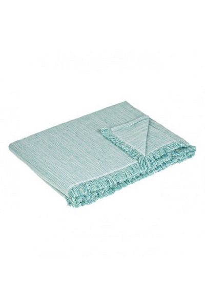 OEM Decorative throw for 3-seater sofa, size 280x180 cm, Turquoise