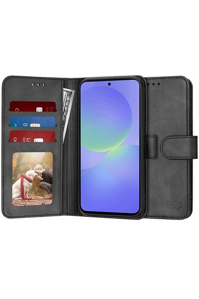 Royal Husă de protecție pentru Samsung Galaxy A36 5G, ROYAL, E59, -Piele, Gri închis la culoare