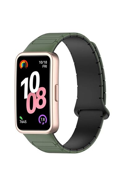 O Ozone Magnetic Loop Strap for Huawei Band 10 | Huawei Band 9 |8 Watch Band,Silicone Sport Strap Watchband,