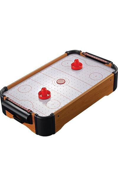 Royal Air-Hockey Table, 51 x 31.5 x 9.5 cm, scoring bar, ABS material, brown
