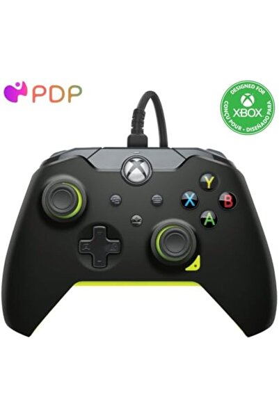 Pdp وحدة تحكم سلكية كهربائية سوداء لجهاز Xbox Series X|S