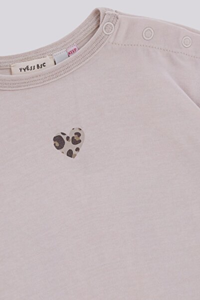 GB Baby Basic Bg Store Baby Girl Ecru Tshirt