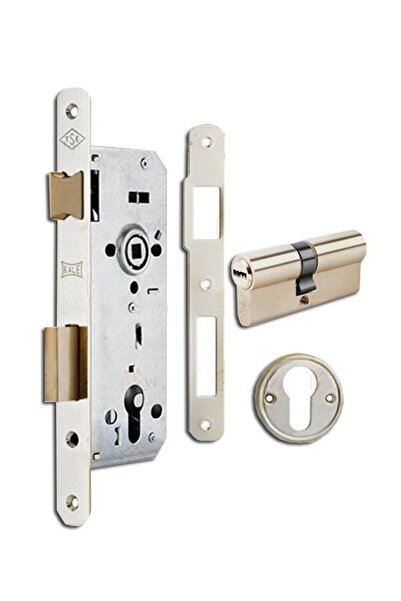 Kale Kilit Kale 152-R Cylinder Mortise Lock 40 mm Oval Nickel