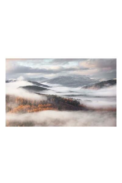 OEM Pictură pe pânză, „Dansul norilor peste munți în toamnă”
