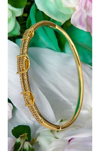 İNN JEWELLERY Steel Handcuff Bracelet Tarnish-Free Vintage Figured (2 Years Importer Guaranteed)