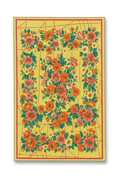 Rugs Modern Halı MOSSO Διακοσμητικό χαλί με λουλουδάτο θέμα και παραδοσιακά μ...