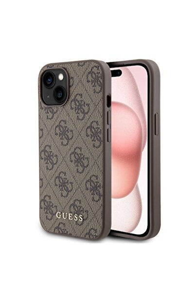 Royal Husa Protectie pentru iPhone 15, Protect, G71, Metal, Light Brown