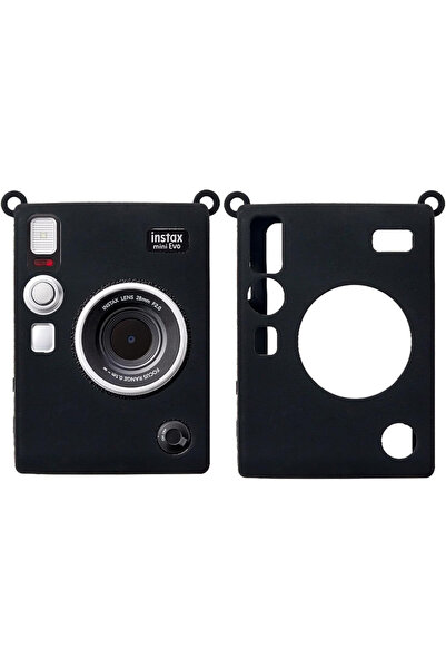 O Ozone كاميرا فوجي فيلم إنستاكس ميني إيفو الفورية | غطاء واقٍ مطاطي ناعم | ت...