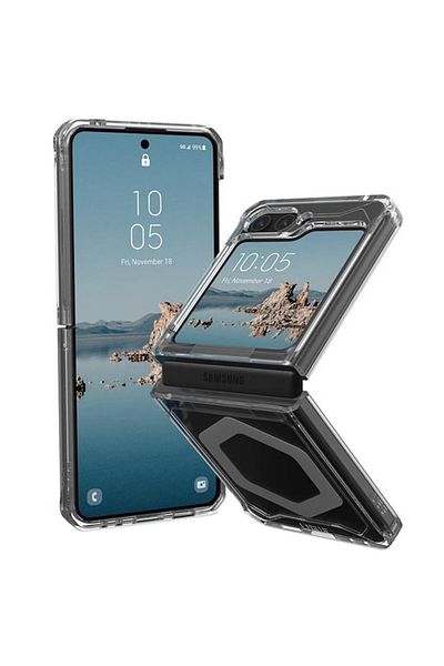 Tim Protective Case for Samsung Galaxy Z Flip5, Timaconsafe, Q11, Hard Plastic, Ice Gray