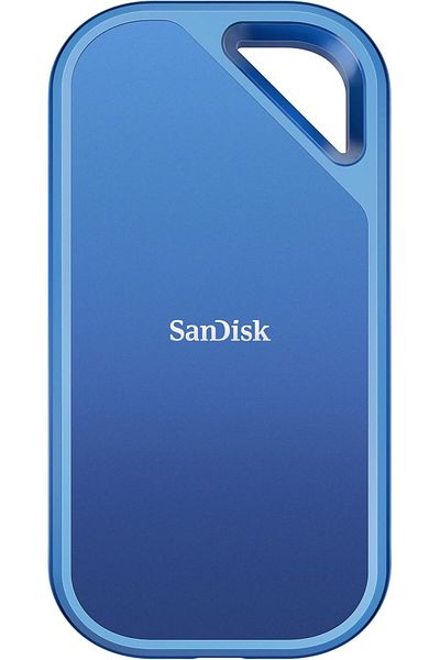 SanDisk قرص SSD محمول Creator PRO بسعة 1 تيرابايت، مصنف IP65، مقاوم للسقوط من ارتفاع 3 أمتار، سرعة قراءة وكتابة 2000 ميجابايت/ثانية، 5