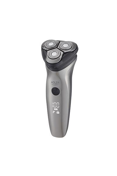 adler Aparat de ras AD2945, 3 capete, IPX7, trimmer, 60 min, LED, 600mAh