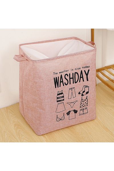 Royal Coș de depozitare, deschis, 72 l, textil, 30x40x60 cm, roz, cu imprimeu