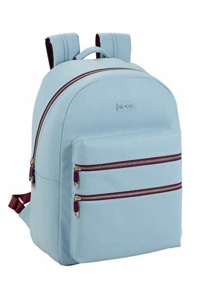 safta Ghiozdan scoala Moos Capsula bleu 44x36x12 cm