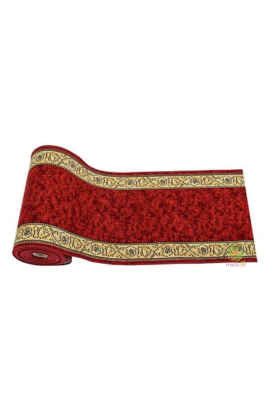 Dualhome Regal Rug Runner, Red, Meter B - 60 CM, 150 cm