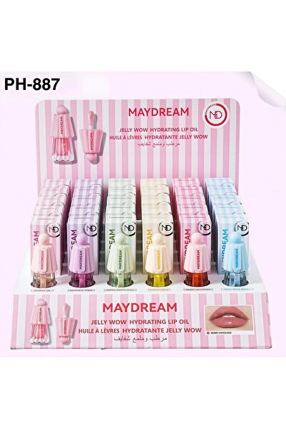 MAYDREAM مرطب شفايف جيلي 30 حبة 6 الوان