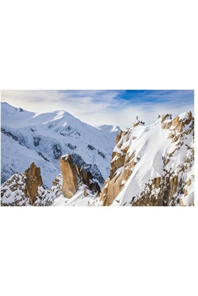 OEM Pictură pe pânză - „Explorator solo pe vârfurile alpine”