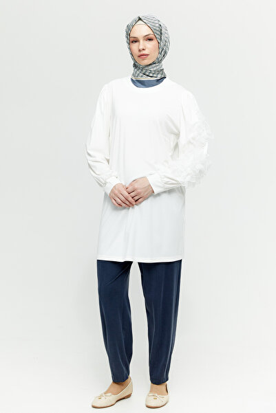 Setrms Organze Detaylı Sandy Tunik