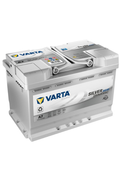 Varta A7 12V 70 AMPER AGM SILVER DYNAMIC- Uyumlu  START-STOP AKÜ