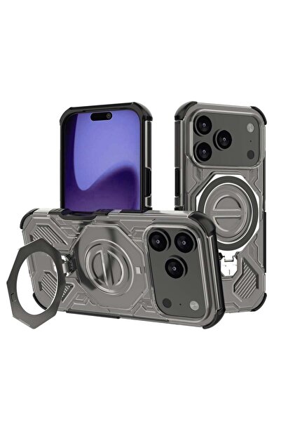 SKYDDAR INNOVATION Husă pentru iPhone 17 Pro, rezistentă la șocuri, Carbon Sh...
