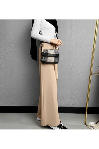 ECEYLÜL MODA Scuba Crepe Bolpaça Belt Pants