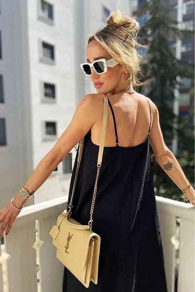 K&Q Long Ayrobin Dress with Adjustable Strap