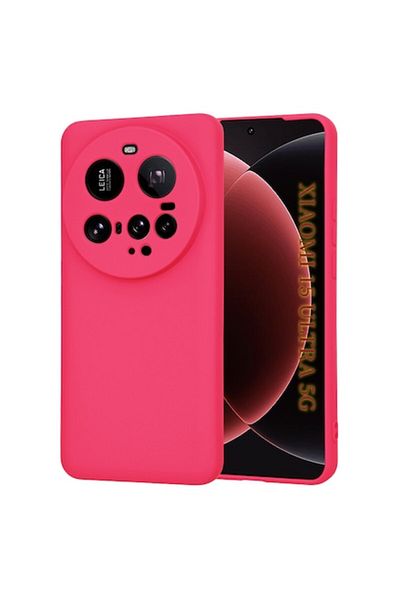 Royal Silicone Case for Xiaomi 15 Ultra, A56, Hot Pink