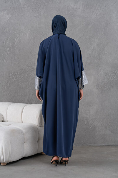Fzd filizzade Sleeves Sequin Detailed Ferace Abaya