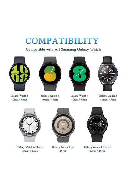 O Ozone Compatible with Samsung Galaxy Watch 7/6/6 Classic/5/5 Pro/4/4 Classic/3/Active/Active Wireless Char