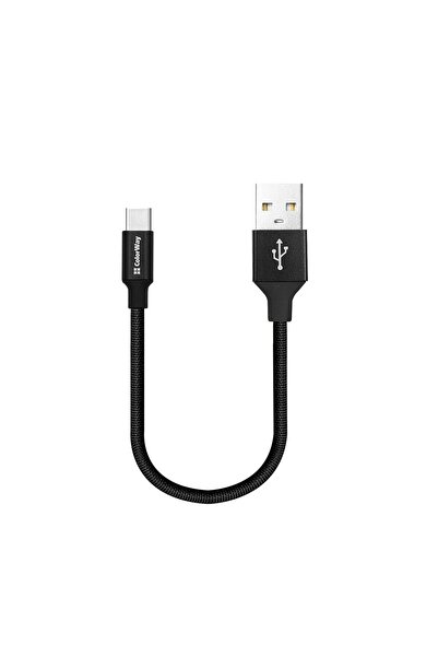 Royal Cablu Date ROYAL, USB la Type-C, 2.4A, 0.25m, G83, Nailon, Black