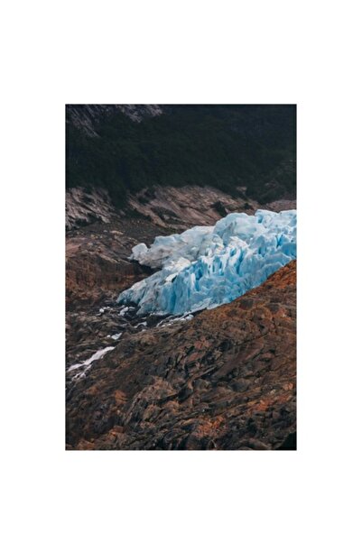 OEM Pictură pe pânză, „Ghețarul etern sub cerul liber”, 50 x 70cm