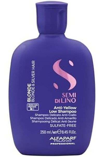 Alfaparf Milano Semi Di Lino Blonde Anti-Yellow Shampoo for Blonde, Platinum, and Silver Hair