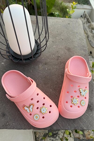 Melissa Boutique Women's Orthopedic Sole Stone Accessory Detailed High Scale Eva Nurse Doctor Slippers