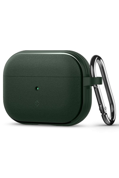 Royal Husa cu Holder Metalic pentru Apple AirPods Pro 1/2 Spigen Caseology Vault, U61, Aluminiu, Midnight