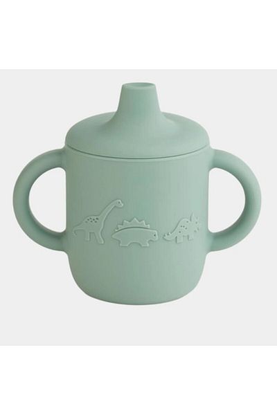 Liewood Silicone Training Cup, Dino Peppermint
