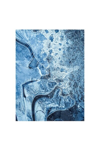 OEM Pictură pe pânză, „Dansul înghețat al apelor de cristal”, abstractă, 50 x...