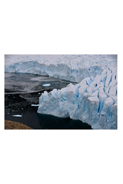 OEM Pictură pe pânză: „Gheața tăcută a Nordului Înghețat”, 50 x 50 cm