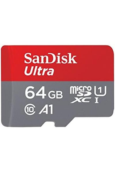 SanDisk Ultra 64 GB microSDXC Memory Card + SD Adapter, Class 10, U1
