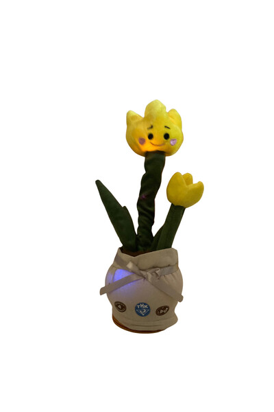 THK Jucărie interactivă, Dancing Tulip THK, USB, 120 melodii, lumini, 32cm, G...