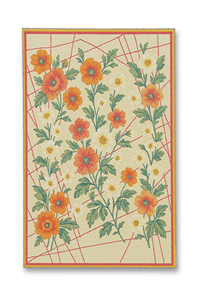 Rugs Modern Halı سجادة موسو ذات طابع الزهور ونقوش تقليدية وتفاصيل دقيقة وقاعد...